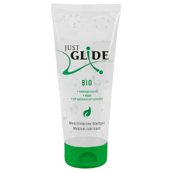 Just Glide Bio - vandbaseret vegansk glidecreme - 50ml - 200ml