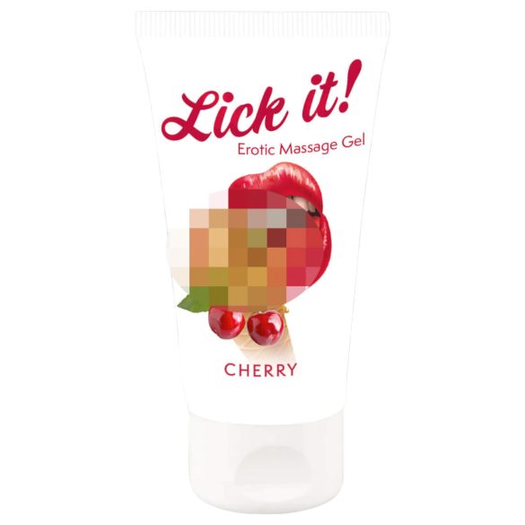 Lick it! - spiselig glidecreme - 2i1 kirsebærsmag - 50ml