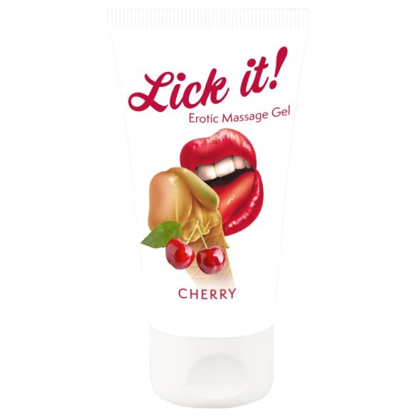 Lick it! - spiselig glidecreme - 2i1 kirsebærsmag - 50ml