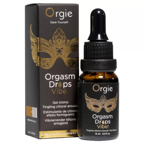 Orgie Orgasm Drops Vibe - prikken­de intimgel til kvinder (15 ml)