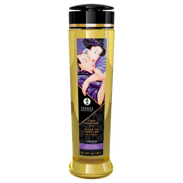 Shunga - massageolie - eksotiske frugter - 240ml