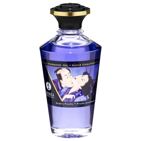 Shunga - varmende massageolie - eksotiske frugter (100ml)