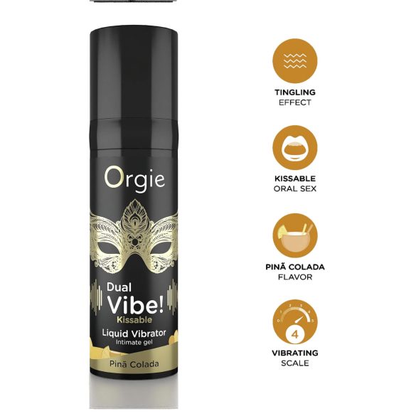 Orgie - flydende vibrator gel - pinã colada - 15ml