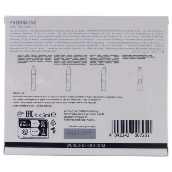 HOT - feromon parfume sæt til kvinder - 4x5ml