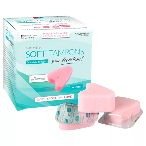 JoyDivision Soft-Tampons - blødt tampon uden snor (3 stk.)