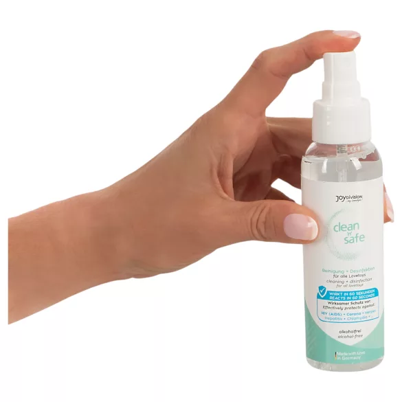 JoyDivision Clean Safe - desinficerende rengøringsspray - 100ml