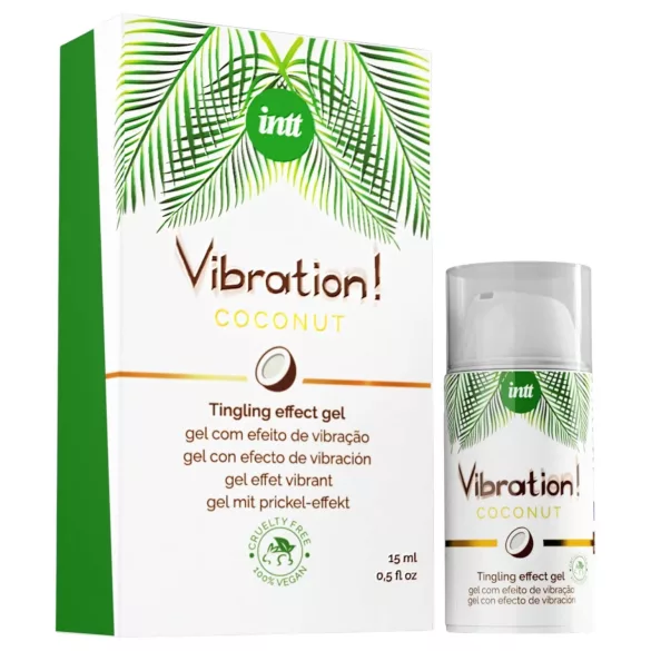 Intt Vibration! - flydende vibrator - kokos (15 ml)
