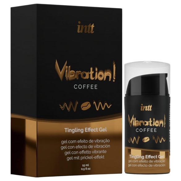 Intt Vibration! - flydende vibrator - kaffe smag - 15ml