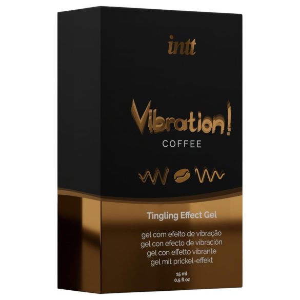 Intt Vibration! - flydende vibrator - kaffe smag - 15ml