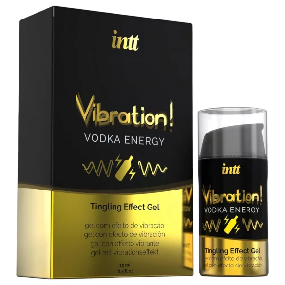 Intt Vibration! - flydende vibrator gel - vodka energy - 15ml