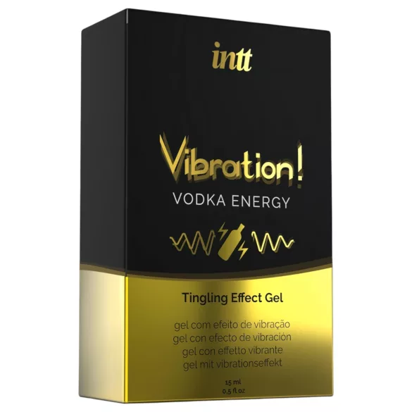 Intt Vibration! - flydende vibrator gel - vodka energy - 15ml