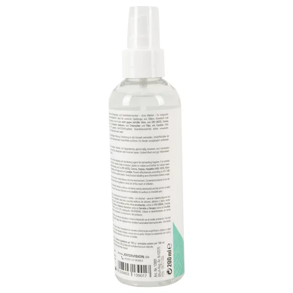 JoyDivision Clean Safe - desinfektionsspray og rengøringsspray - 200ml
