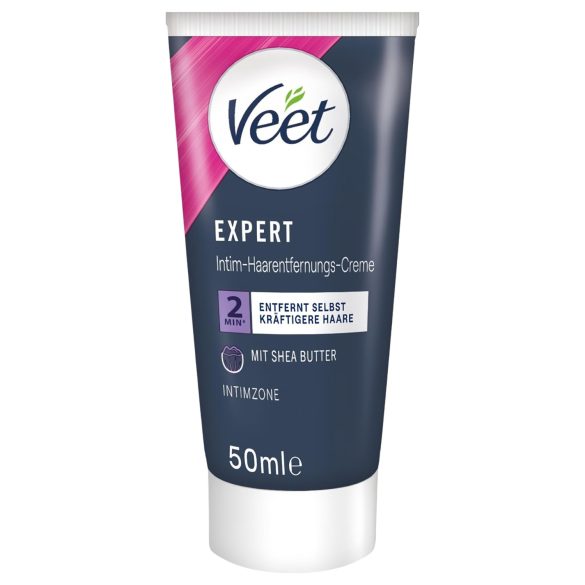 Veet - intim hårfjerningscreme og fugtgivende skum til kvinder (2×50 ml)