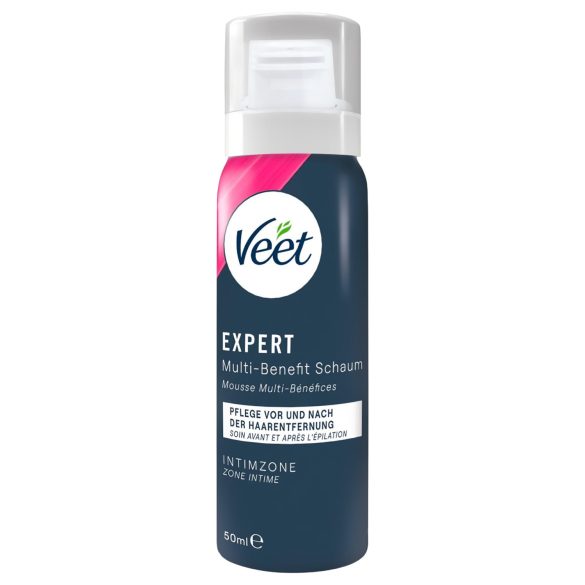 Veet - intim hårfjerningscreme og fugtgivende skum til kvinder (2×50 ml)