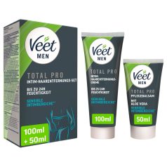   Veet - intim hårfjerningscreme og balsam til mænd (100 ml + 50 ml)