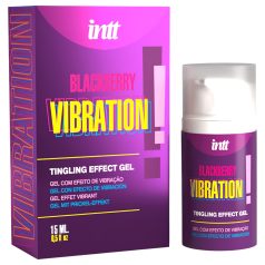 Intt Vibration! - flydende vibrator - brombær - 15ml