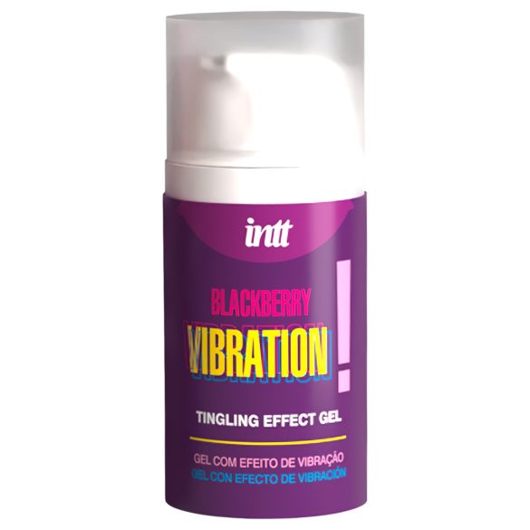 Intt Vibration! - flydende vibrator - brombær - 15ml