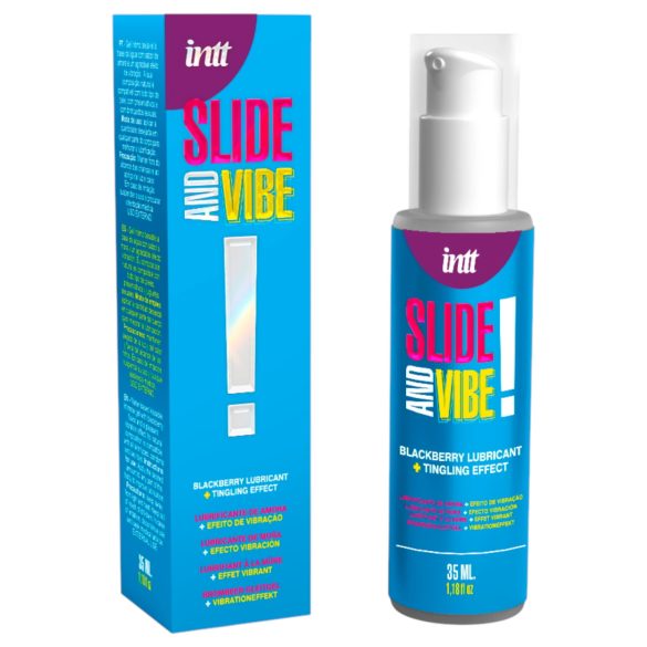 Intt - spiselig, pirrende intim glidecreme - brombær (35ml)