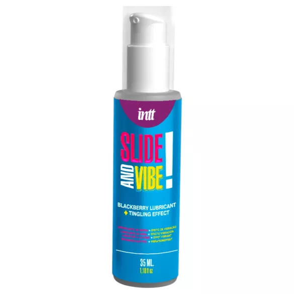 Intt - spiselig pirrende intimgel glidecreme - brombær 35ml
