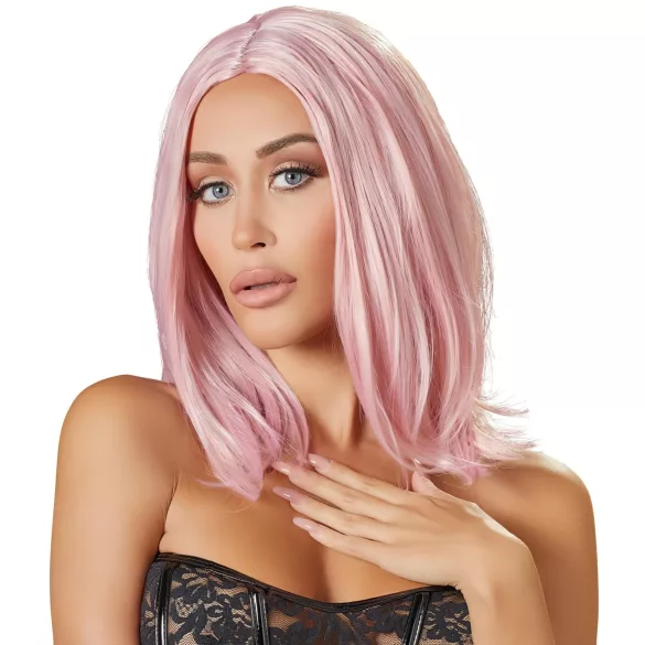 Cottelli - paryk bob halvlang - pink