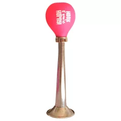 Jeg er begejstret - horn (pink-sølv)