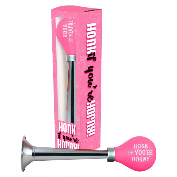 Jeg er begejstret - horn (pink-sølv)