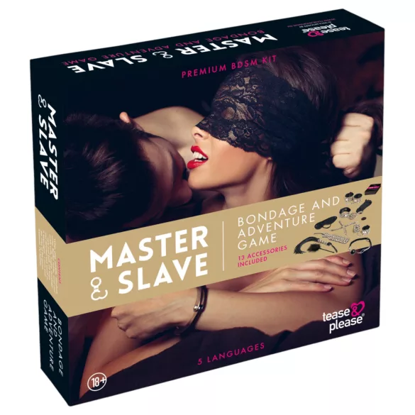 tease & please - Master & Slave - premium BDSM eventyrsæt til par (13 dele)