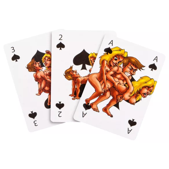 Kama Sutra - spillekort med erotiske motiver - 24 stk