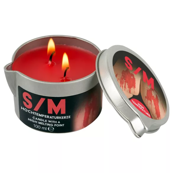 BDSM High Temperature - kropslys til leg - paraffin 100ml