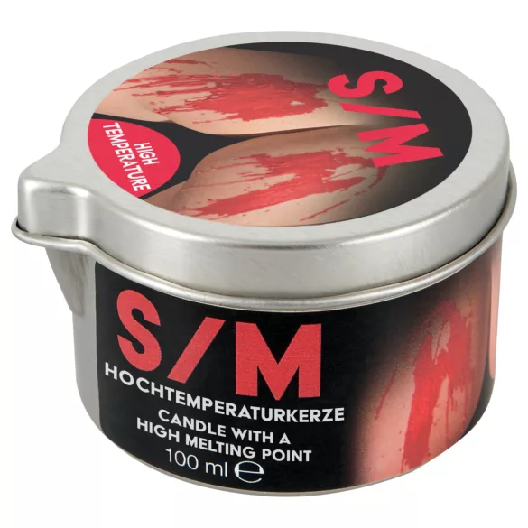 BDSM High Temperature - kropslys til leg - paraffin 100ml