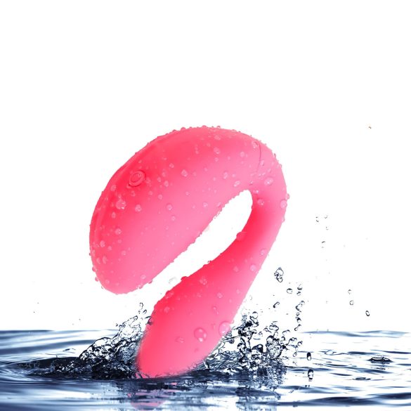 Cotoxo Cupid 2 - parvibrator med fjernbetjening - rød