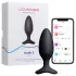 Lovense Hush 2 M - App-styret analvibrator (45 mm, sort)