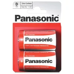 Panasonic - batteri C R14 - 2 stk