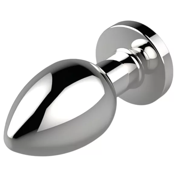 Sunfo - anal vibrator med fjernbetjening - genopladelig - sølv