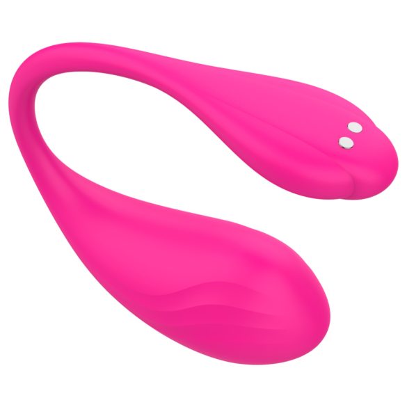 Sunfo - smart, genopladeligt, vandtæt vibrerende æg (pink)