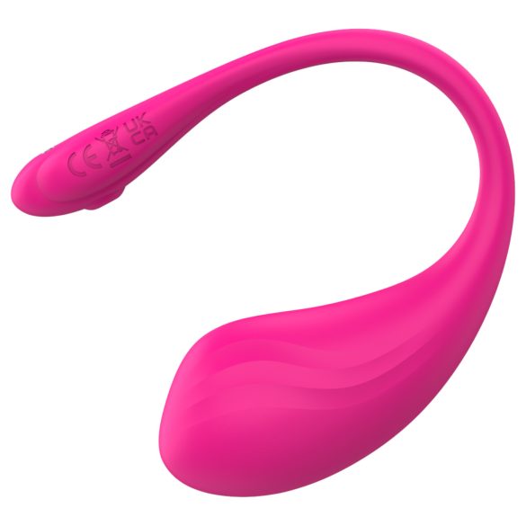 Sunfo - smart, genopladeligt, vandtæt vibrerende æg (pink)