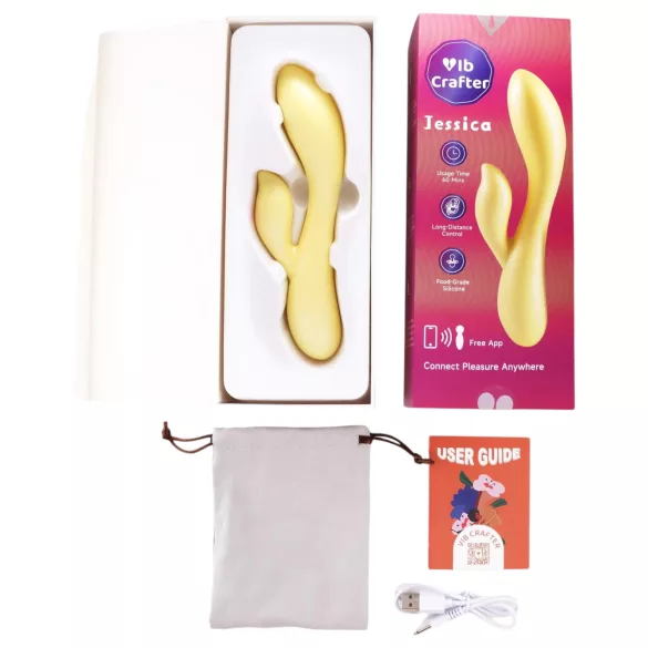 LP Jessica - smart vibrator med klitorisarm (gul)