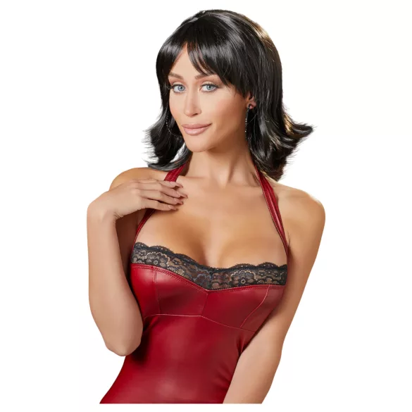 Cottelli - sort, glat dameparyk kostumetilbehør