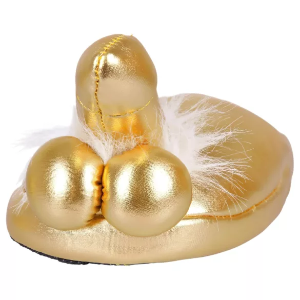 Penis-tøfler (guld)