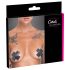 Cottelli - rhinestone X brystvorte-sticker (sort)