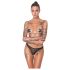Cottelli - rhinestone X brystvorte-sticker (sort)
