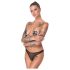 Cottelli - rhinestone X brystvorte-sticker (sort)