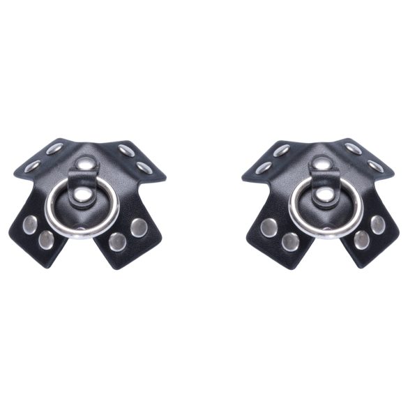 Bad Kitty - brystvortesmiley med piercing (sort)