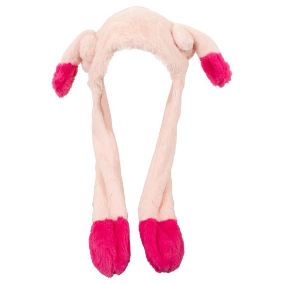 Sjov hat med bevægelige ører - pink