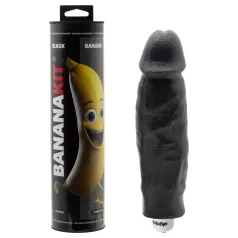 Bananakit - peniskopieringssæt med vibrator (sort)