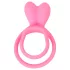 Pulselock Cocktura - penis- og testikelring med kaninmotiv (pink)