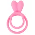 Pulselock Cocktura - penis- og testikelring med kaninmotiv (pink)