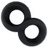 Pulselock Taur - dobbelt penis- og testikelring (sort) - 20 mm