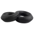 Pulselock Taur - dobbelt penis- og testikelring (sort) - 20 mm