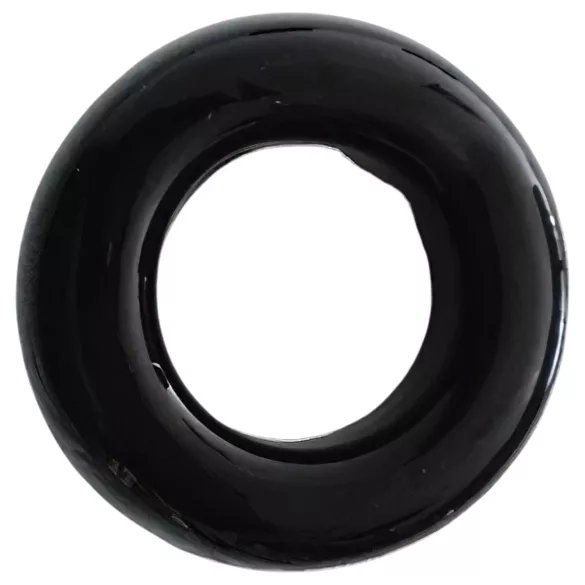Pulselock Cirkl - TPE-penisringsæt, 3 stk. (sort)